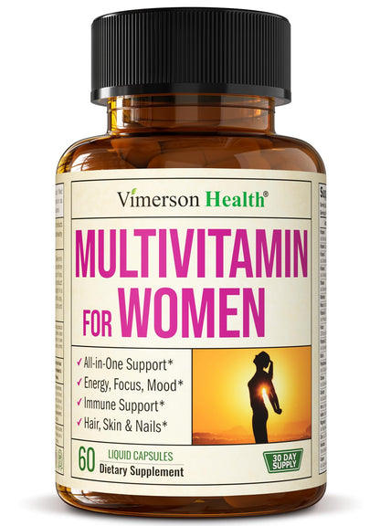 Multivitamin for Men - Daily Mens Multivitamins & Multiminerals with Vitamin D, Vitamin C, B12 Zinc & More. Essential Vitamins for Men for Energy, Focus, Stamina, Performance, Mens Health. 60 Capsules