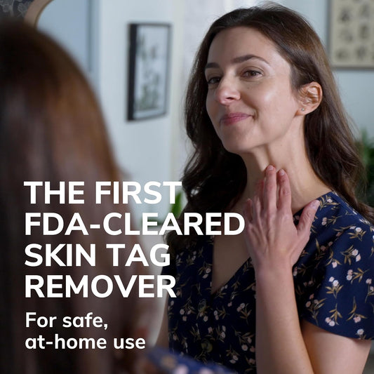 Dr. Scholl's Freeze Away Skin Tag Remover - The First FDA Cleared, at Home Skin tag Removal kit. Clinically Proven Skin tag Removal in as Little as 1 Treatment. 1 Skin tag Removal kit, 8 Treatments.
