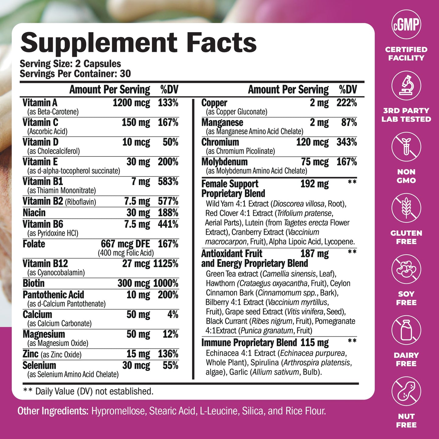 Multivitamin for Men - Daily Mens Multivitamins & Multiminerals with Vitamin D, Vitamin C, B12 Zinc & More. Essential Vitamins for Men for Energy, Focus, Stamina, Performance, Mens Health. 60 Capsules